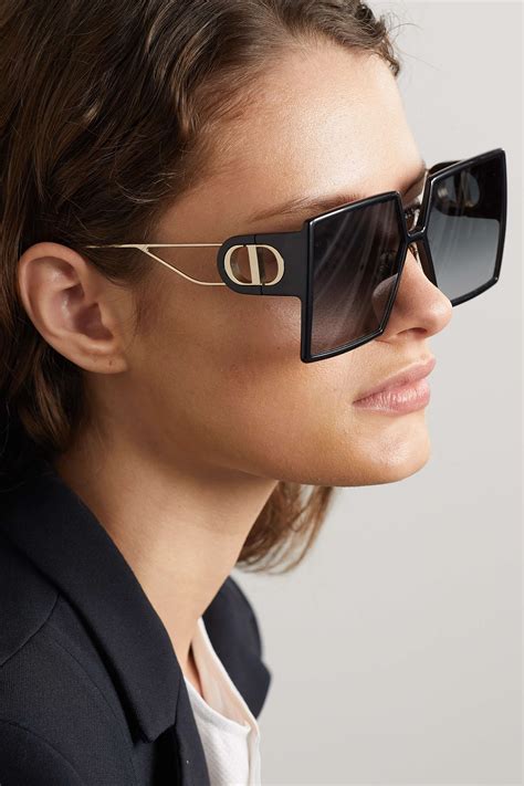 dior oversized square injection plastic sunglasses|christian dior 30 montaigne sunglasses.